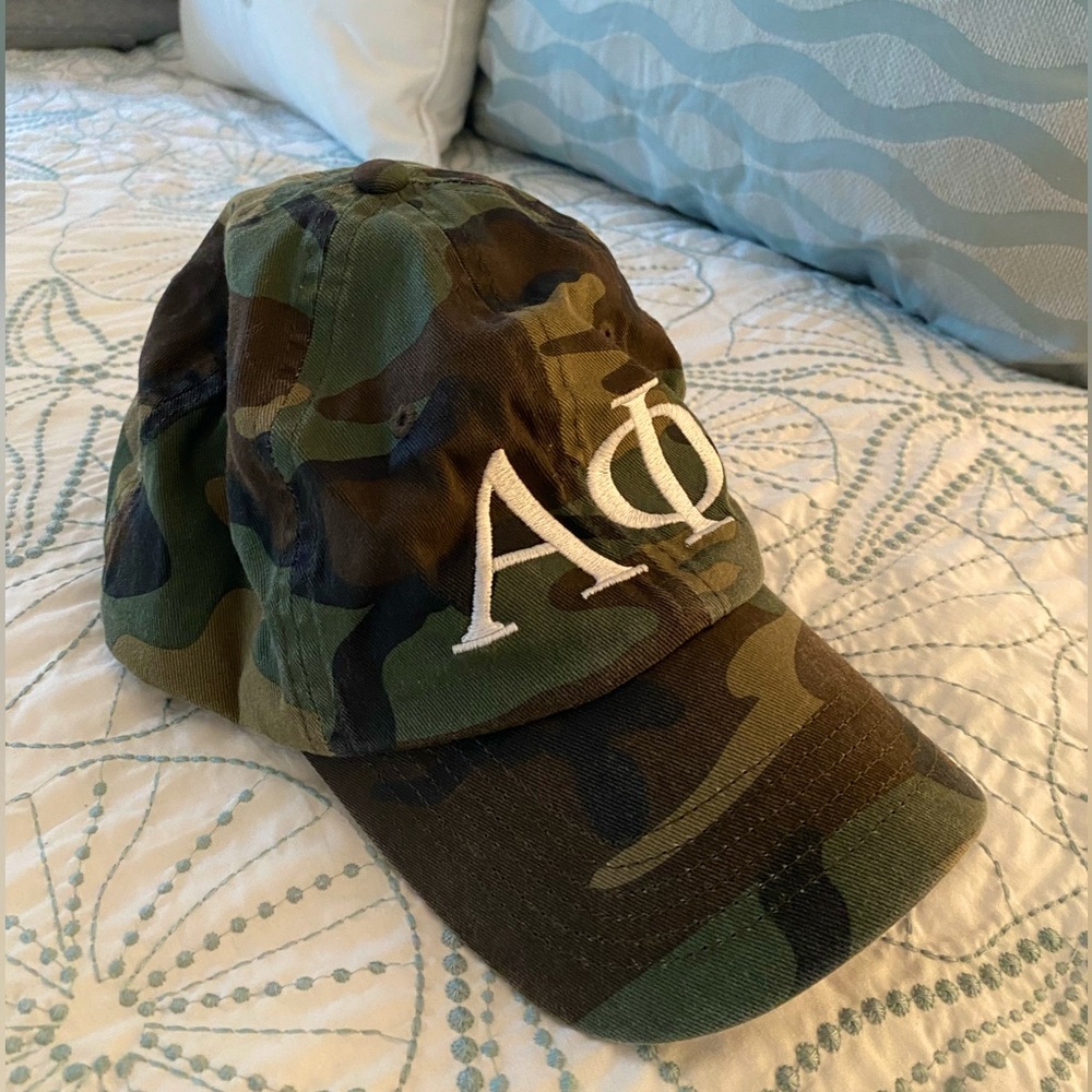 Alpha Phi Sorority Camo Baseball Hat